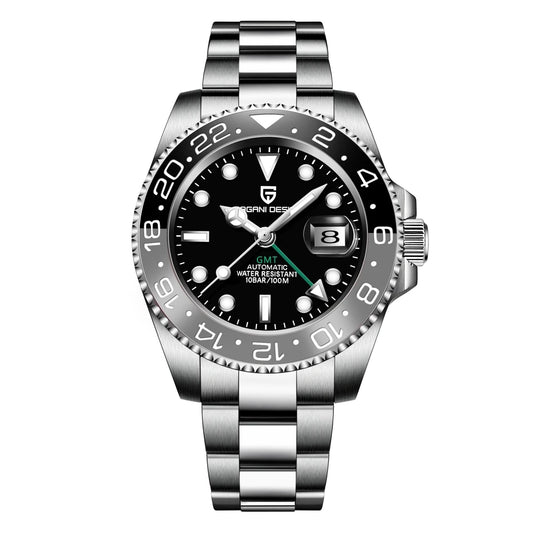 V3 Version GMT Watches Men'S Luxury Sapphire Automatic Mechanical Watch 40MM Stainless Steel Waterproof Watch